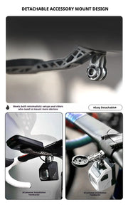TiNE Titanium Computer Mount for CANYON CP0018 Integrated Handlebar | Lightweight Aero Cockpit Mount - Detail 8