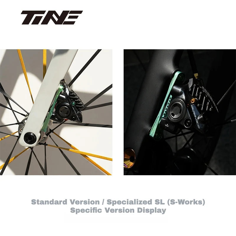 TiNE Titanium Disc Brake Mount Standard & Specialized SL8 / SL9 Versions