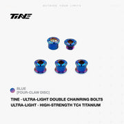 TiNE Titanium Double Chainring Bolts