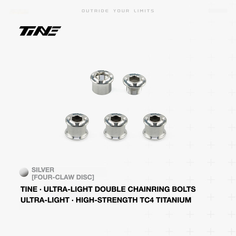 TiNE Titanium Double Chainring Bolts