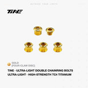 TiNE Titanium Double Chainring Bolts