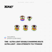 TiNE Titanium Double Chainring Bolts