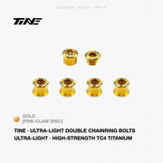 TiNE Titanium Double Chainring Bolts