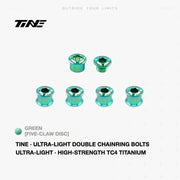 TiNE Titanium Double Chainring Bolts