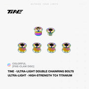 TiNE Titanium Double Chainring Bolts