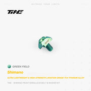 TiNE Titanium Front Derailleur Bolt and Washer Kit for Shimano Road Bikes