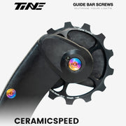 TiNE Titanium Guide Pulley Screws for CERAMICSPEED OSPW