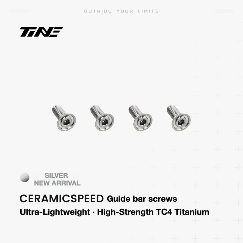 TiNE Titanium Guide Pulley Screws for CERAMICSPEED OSPW