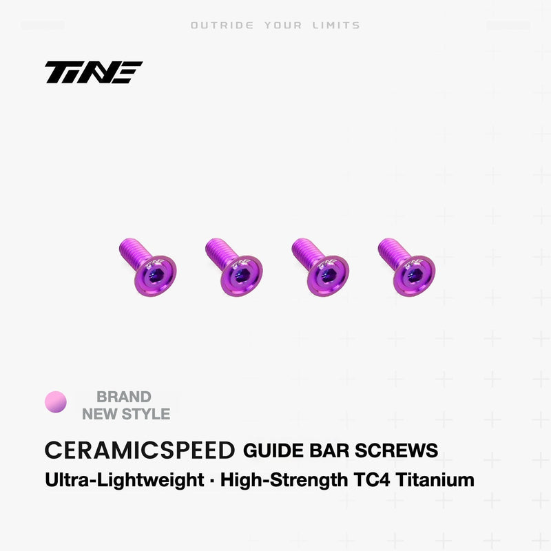 TiNE Titanium Guide Pulley Screws for CERAMICSPEED OSPW