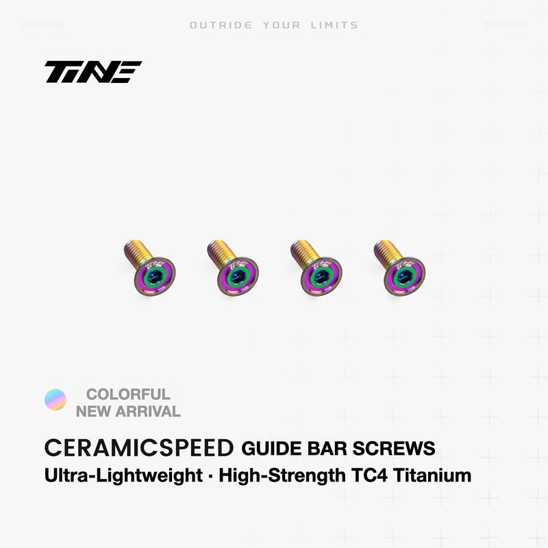 TiNE Titanium Guide Pulley Screws for CERAMICSPEED OSPW