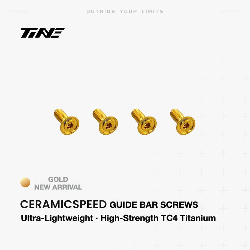 TiNE Titanium Guide Pulley Screws for CERAMICSPEED OSPW