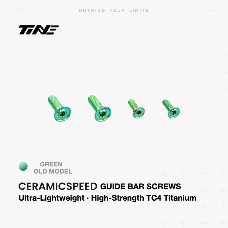 TiNE Titanium Guide Pulley Screws for CERAMICSPEED OSPW