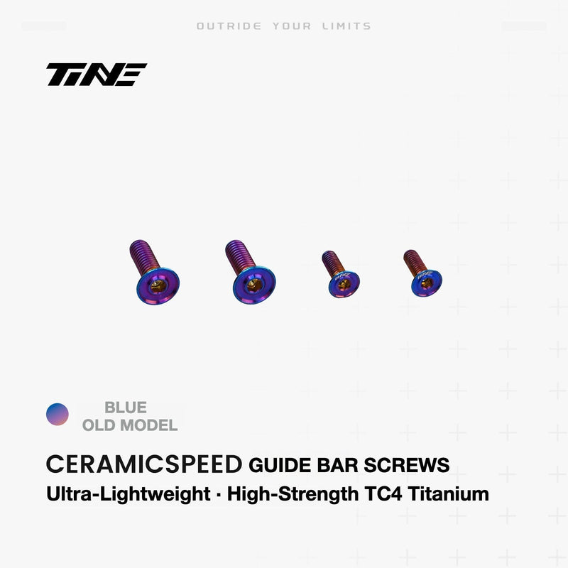 TiNE Titanium Guide Pulley Screws for CERAMICSPEED OSPW