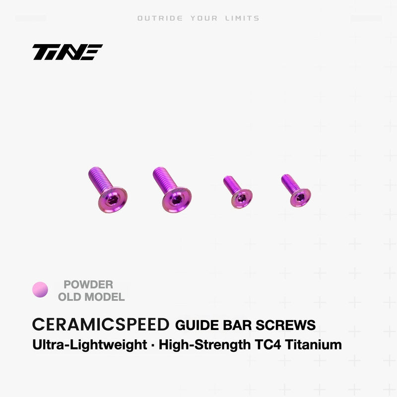 TiNE Titanium Guide Pulley Screws for CERAMICSPEED OSPW