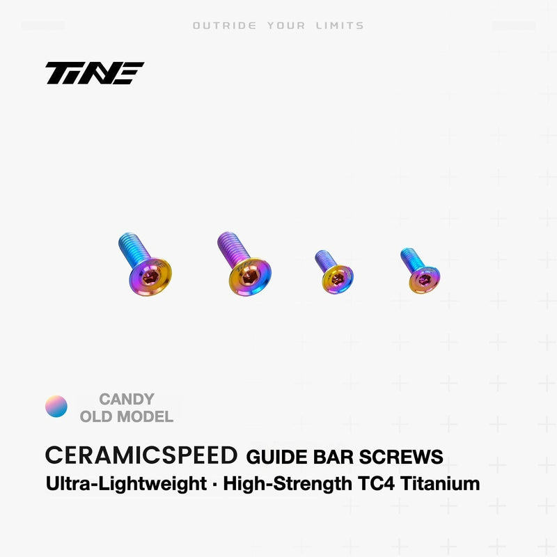 TiNE Titanium Guide Pulley Screws for CERAMICSPEED OSPW