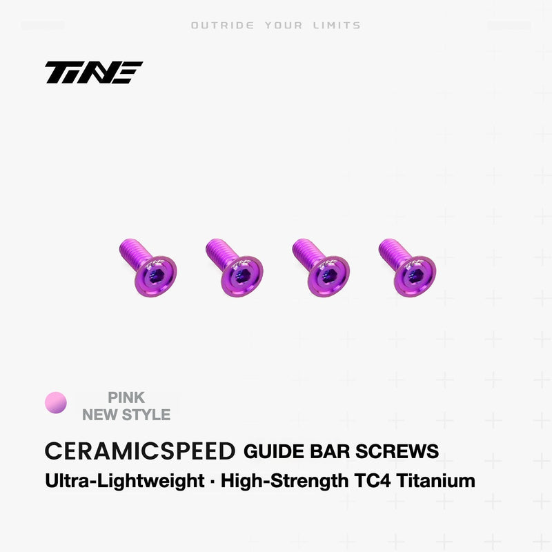 TiNE Titanium Guide Pulley Screws for CERAMICSPEED OSPW