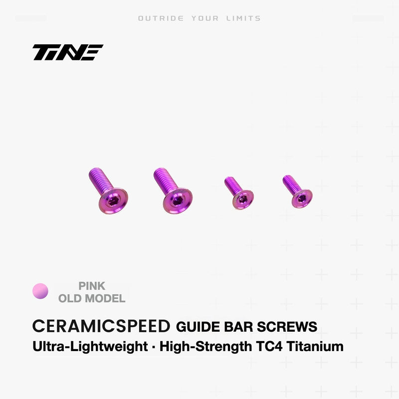 TiNE Titanium Guide Pulley Screws for CERAMICSPEED OSPW