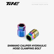 TiNE Titanium Hydraulic Hose Clamping Bolt Shimano Brake Calipers