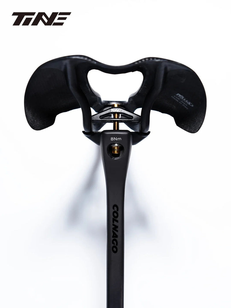TiNE Titanium Saddle Clamp Kit for Colnago V5RS / Y1RS — 20.8g