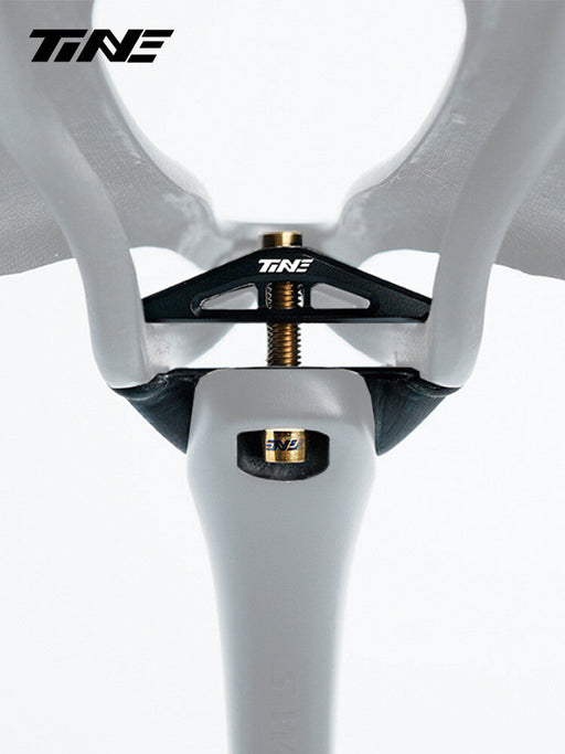 TiNE Titanium Seat Clamp & Leveling Assembly — 6.8g — Specialized SL8/SL9, Aethos, Colnago & DARIMO