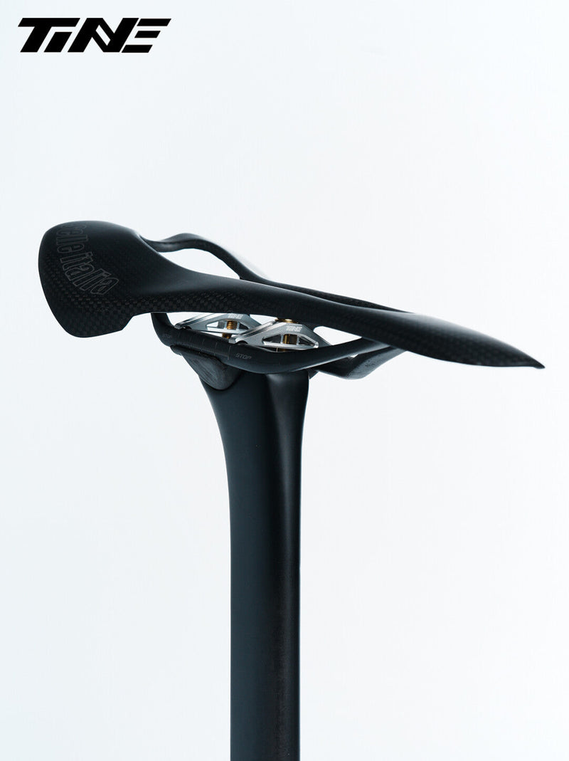 TiNE Titanium Seat Clamp & Leveling Assembly — 6.8g — Specialized SL8/SL9, Aethos, Colnago & DARIMO