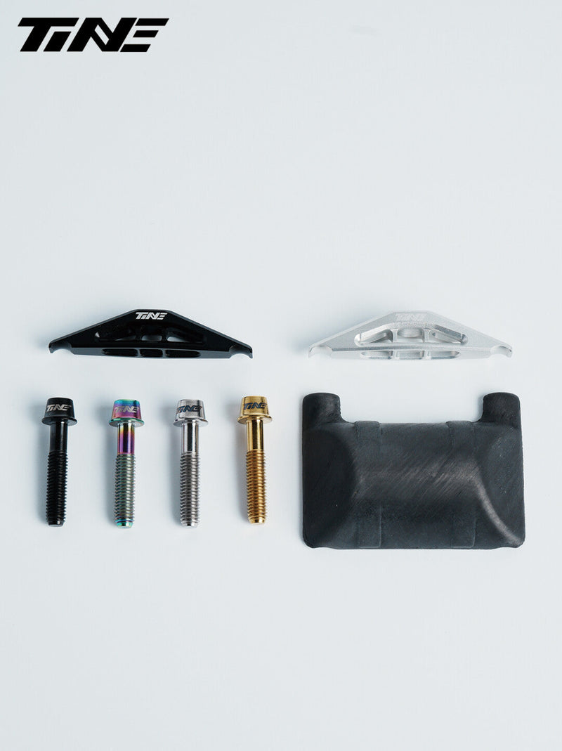 TiNE Titanium Seat Clamp & Leveling Assembly — 6.8g — Specialized SL8/SL9, Aethos, Colnago & DARIMO