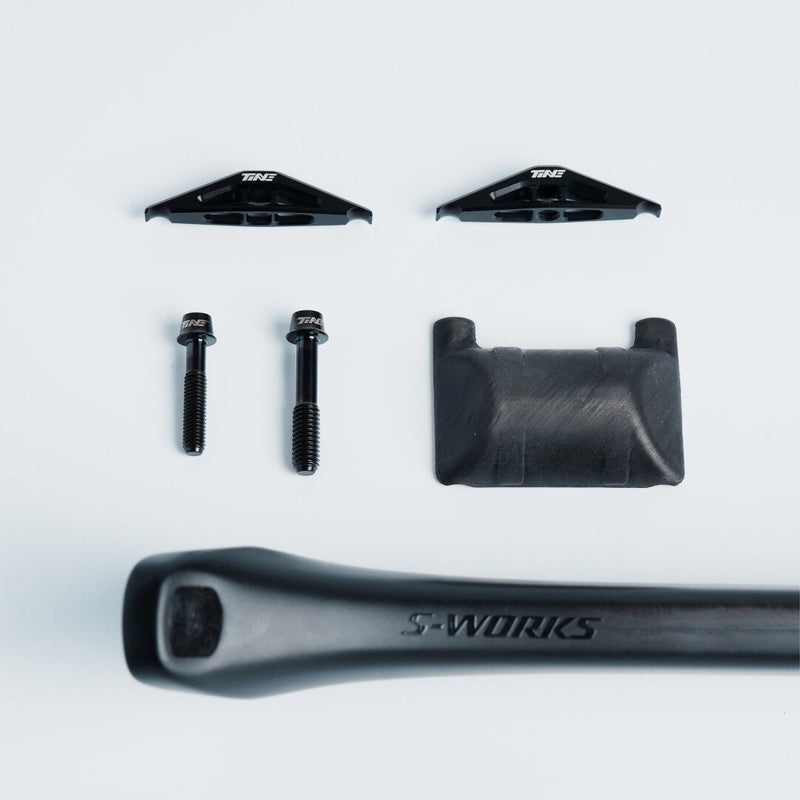 TiNE Titanium Seat Clamp & Leveling Assembly — 6.8g — Specialized SL8/SL9, Aethos, Colnago & DARIMO