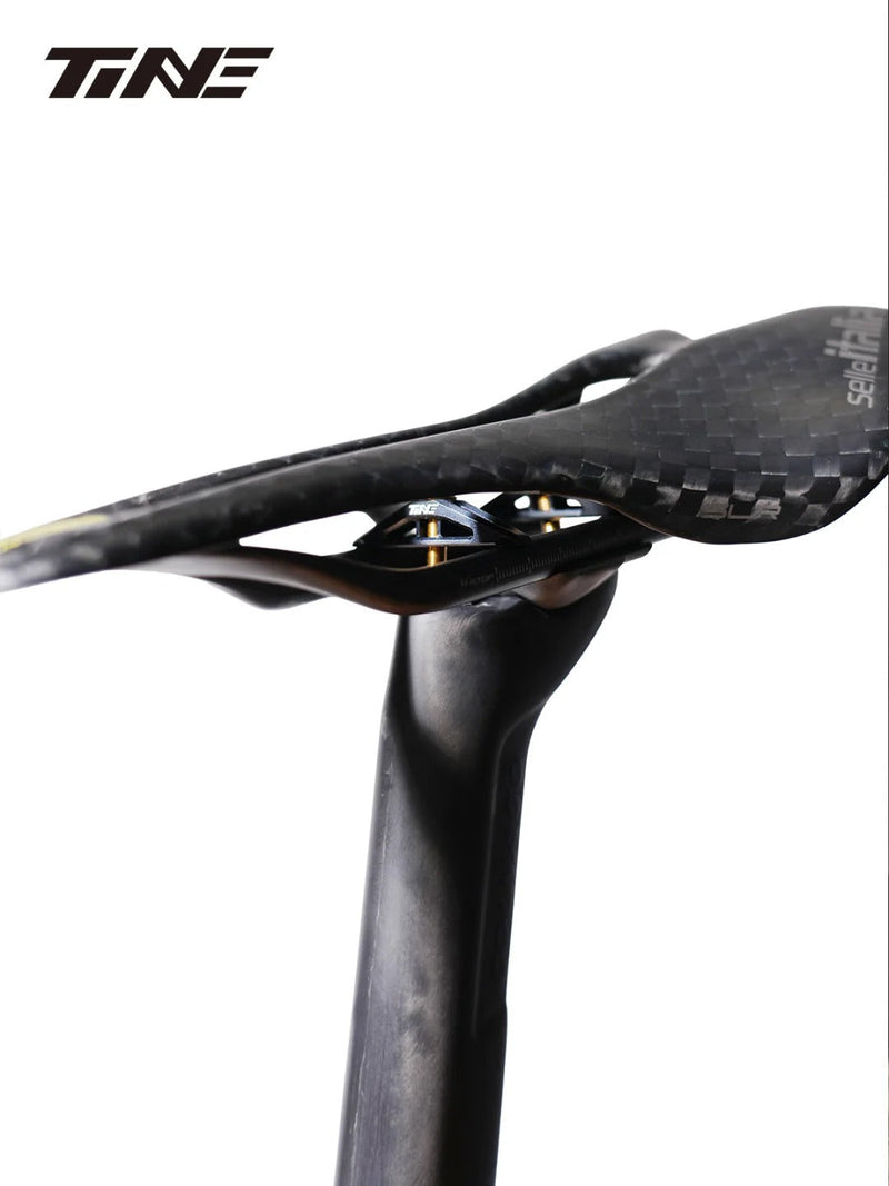 TiNE Titanium Seat Clamp & Leveling Assembly — 6.8g — Specialized SL8/SL9, Aethos, Colnago & DARIMO