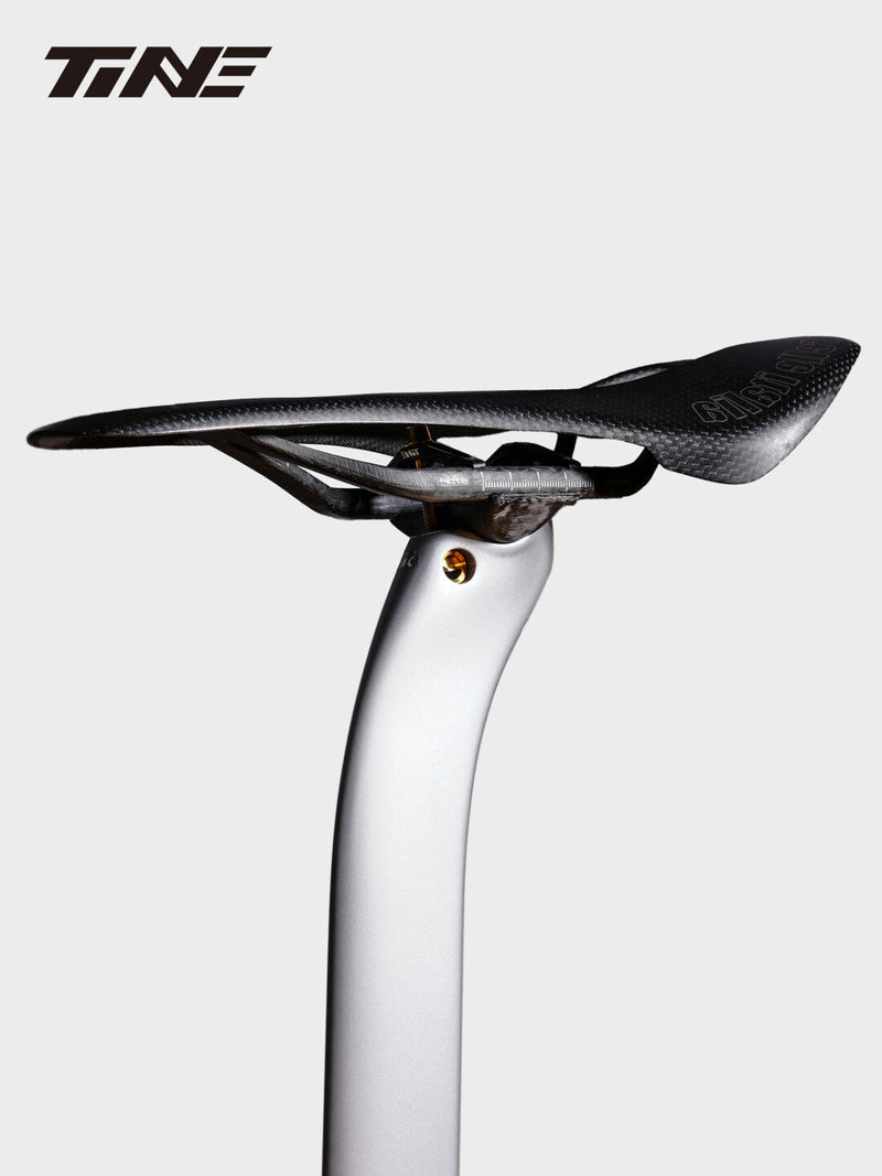 TiNE Titanium Seat Clamp & Leveling Assembly — 6.8g — Specialized SL8/SL9, Aethos, Colnago & DARIMO