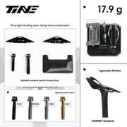 TiNE Titanium Seat Clamp & Leveling Assembly — 6.8g — Specialized SL8/SL9, Aethos, Colnago & DARIMO