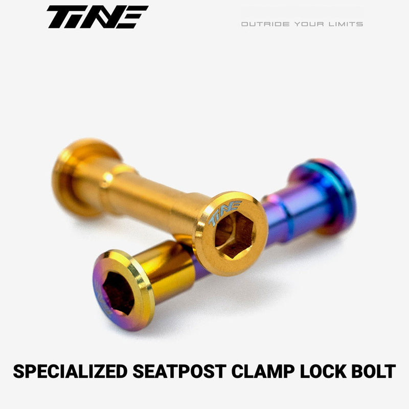 TiNE Titanium Seatpost Clamp Bolt Kit for Specialized Road Bikes