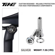 TiNE Titanium Seatpost Clamp Bolt Kit for Specialized Road Bikes Silver