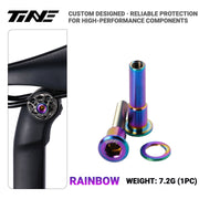 TiNE Titanium Seatpost Clamp Bolt Kit for Specialized Road Bikes Rainbow
