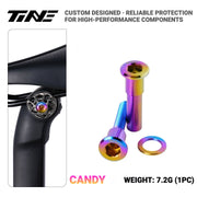 TiNE Titanium Seatpost Clamp Bolt Kit for Specialized Road Bikes Candy