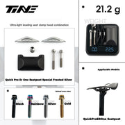 TiNE Titanium Seatpost Clamp Yoke Kit for Quick Pro ER One / AR One — 22.5g