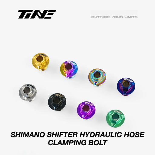 TiNE Titanium Shifter Hydraulic Hose Clamping Bolt Shimano Road Shifters