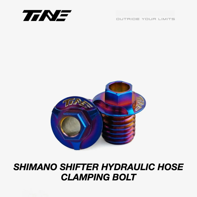 TiNE Titanium Shifter Hydraulic Hose Clamping Bolt Shimano Road Shifters