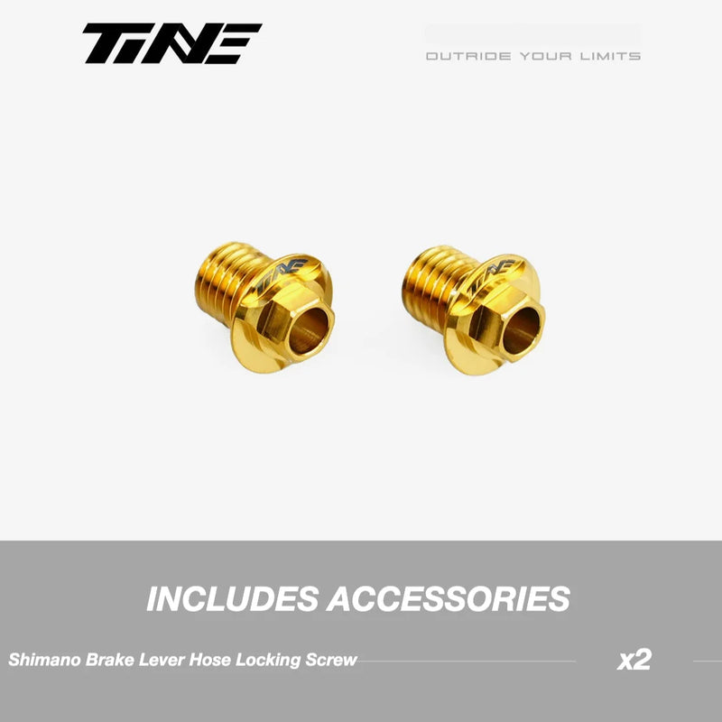 TiNE Titanium Shifter Hydraulic Hose Clamping Bolt Shimano Road Shifters