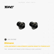 TiNE Titanium Shifter Hydraulic Hose Clamping Bolt Shimano Road Shifters Matte Black