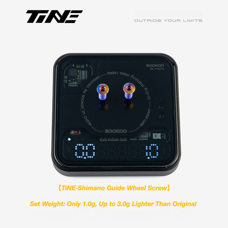 TiNE Titanium Shimano Jockey Wheel Bolts