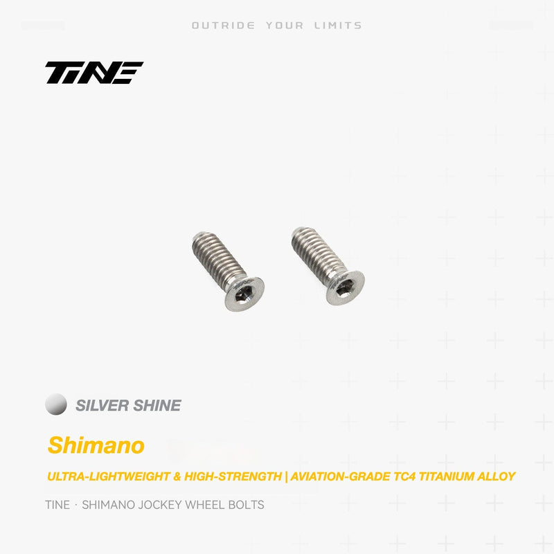 TiNE Titanium Shimano Jockey Wheel Bolts