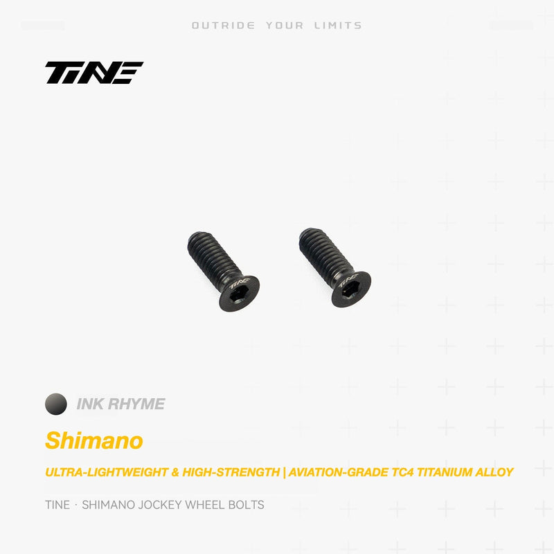 TiNE Titanium Shimano Jockey Wheel Bolts