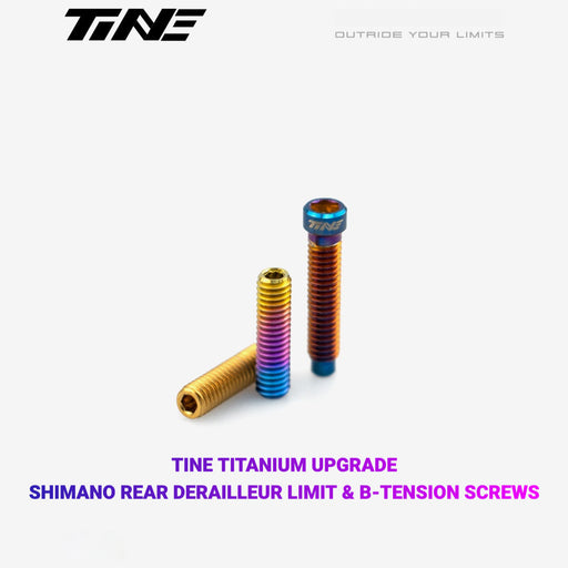 TiNE Titanium Shimano Rear Derailleur Limit and B-Tension Screws