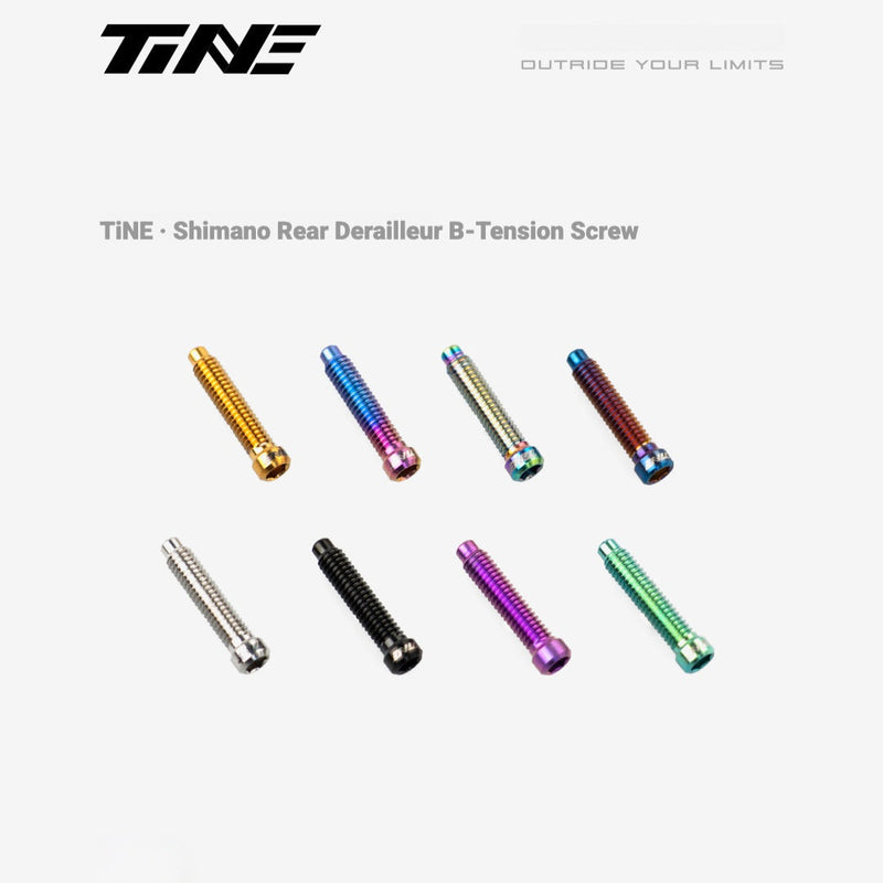 TiNE Titanium Shimano Rear Derailleur Limit and B-Tension Screws