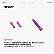 TiNE Titanium Shimano Rear Derailleur Limit and B-Tension Screws