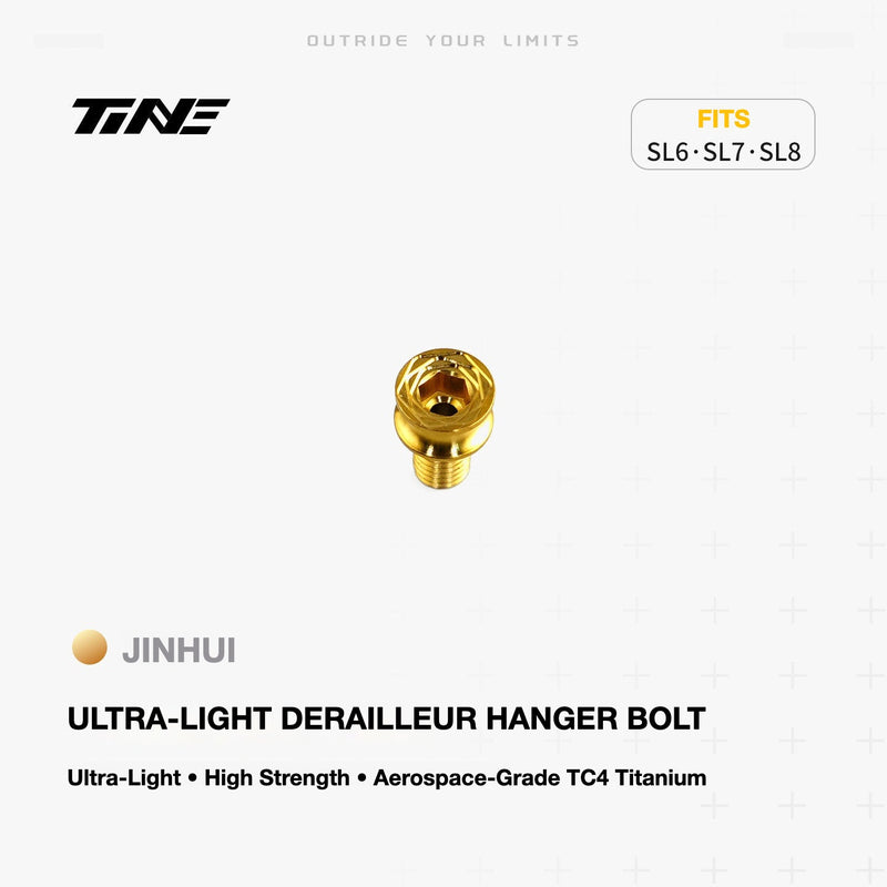 TiNE Ultra-Light Titanium Rear Derailleur Hanger Bolts – Specialized Tarmac SL6 / SL7 / SL8 / SL9