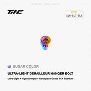 TiNE Ultra-Light Titanium Rear Derailleur Hanger Bolts – Specialized Tarmac SL6 / SL7 / SL8 / SL9