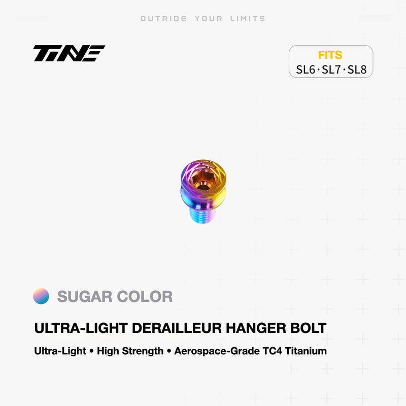TiNE Ultra-Light Titanium Rear Derailleur Hanger Bolts – Specialized Tarmac SL6 / SL7 / SL8 / SL9