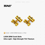TiNE Titanium Crank Arm Cap and Locking Bolt Set for THM / SRM