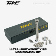 TiNE Titanium Upgrade Kit for Colnago Y1RS – Ultralight Steerer Expander & Titanium Bolt Set